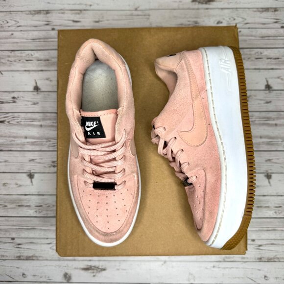 Nike WMNS Air Force Sage 1 Low 'Coral Stardust | Size 5W - Picture 3 of 8